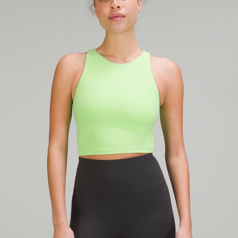 Lululemon Scream Green High Neck Align Tank